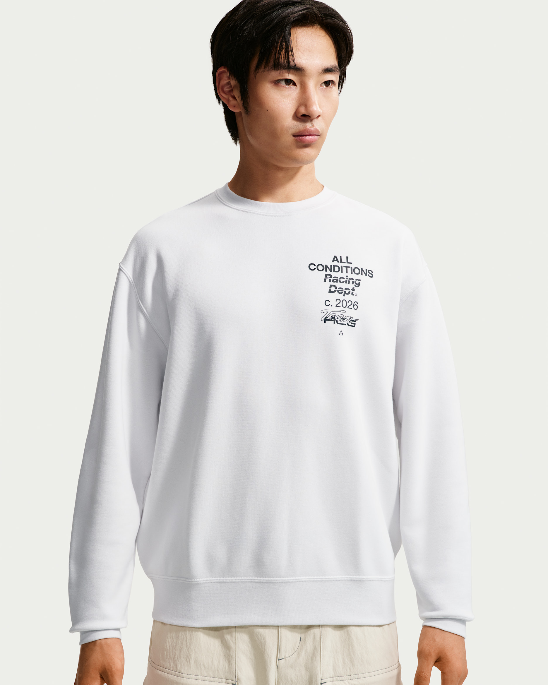 ACG 'Tuff Fleece' Men's Dri-FIT Crew-Neck Sweatshirt. Nike ID